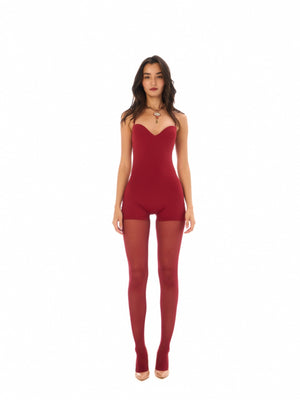 COMBINAISON SABLIER TYLA CERISE