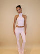 LEGGING ASYMÉTRIQUE ÉVASÉE - BABY PINK