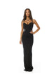 ROBE SABLIER SIRÈNE NOIR