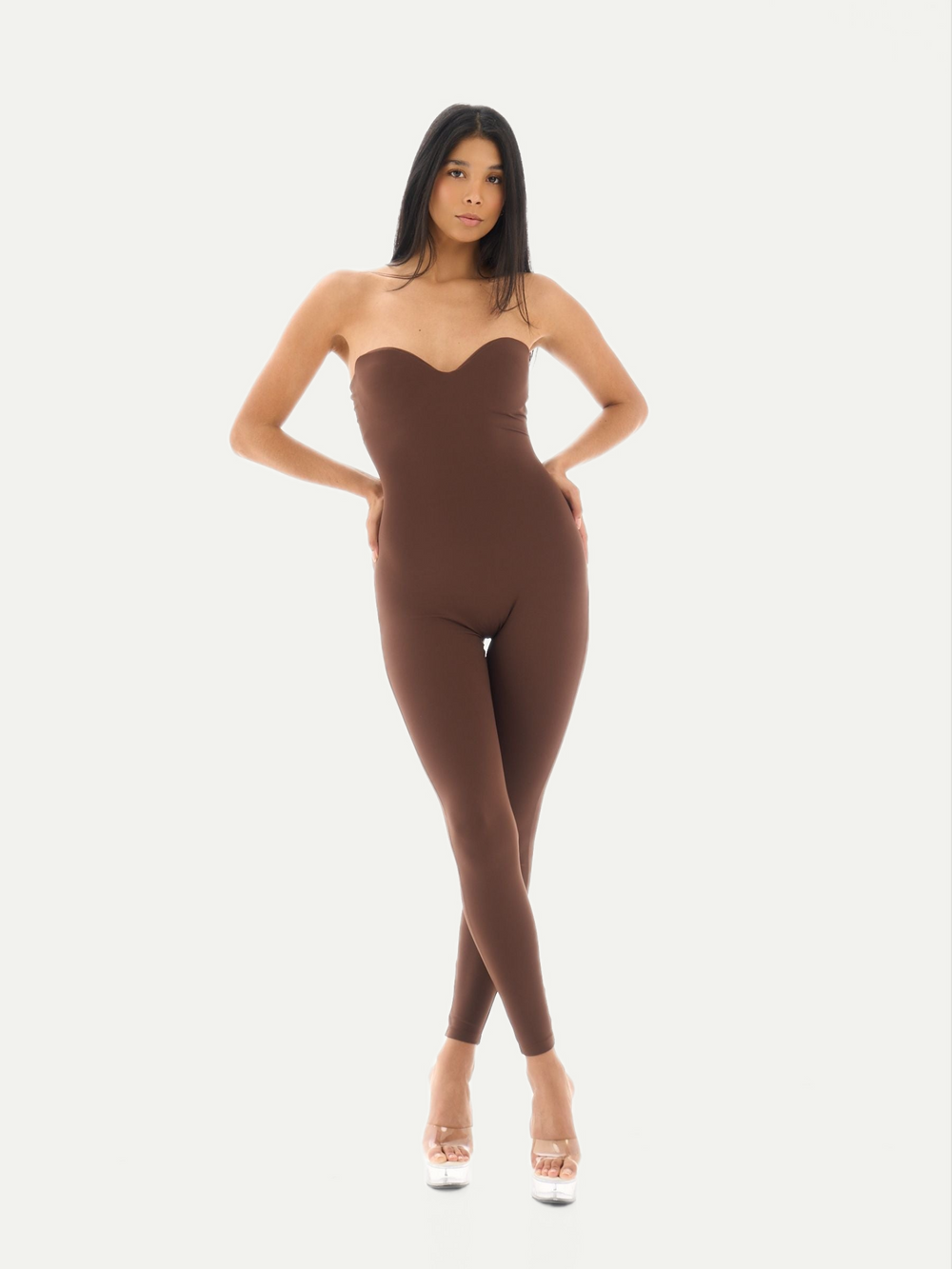COMBINAISON SABLIER ANKLE MARRON