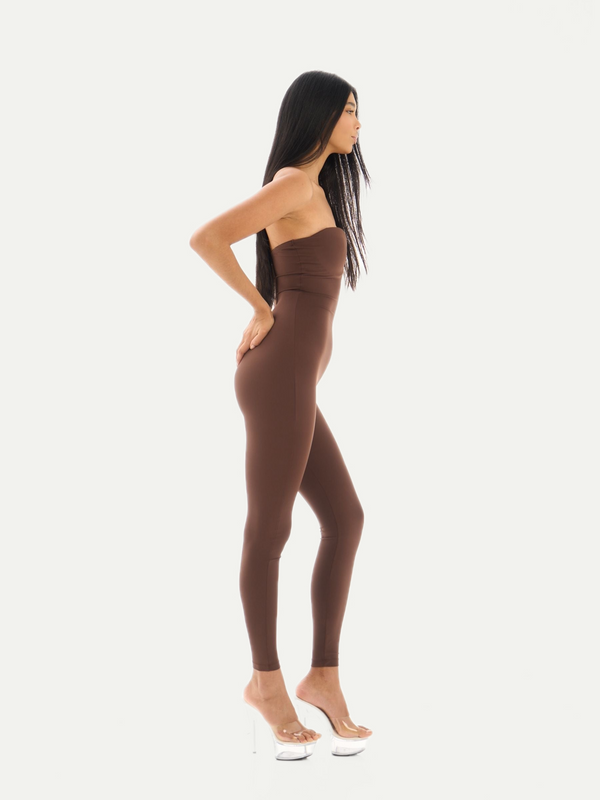 COMBINAISON SABLIER ANKLE MARRON