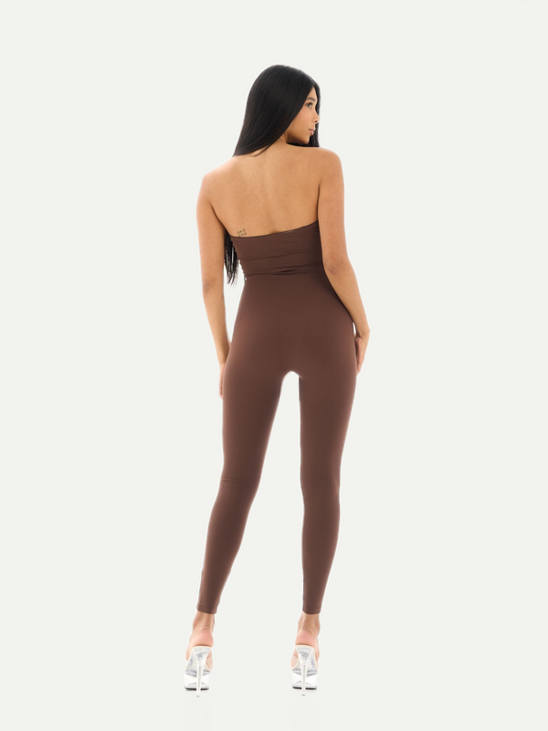 COMBINAISON SABLIER ANKLE MARRON