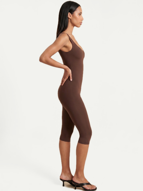 COMBINAISON CAPRI SABLIER MARRON