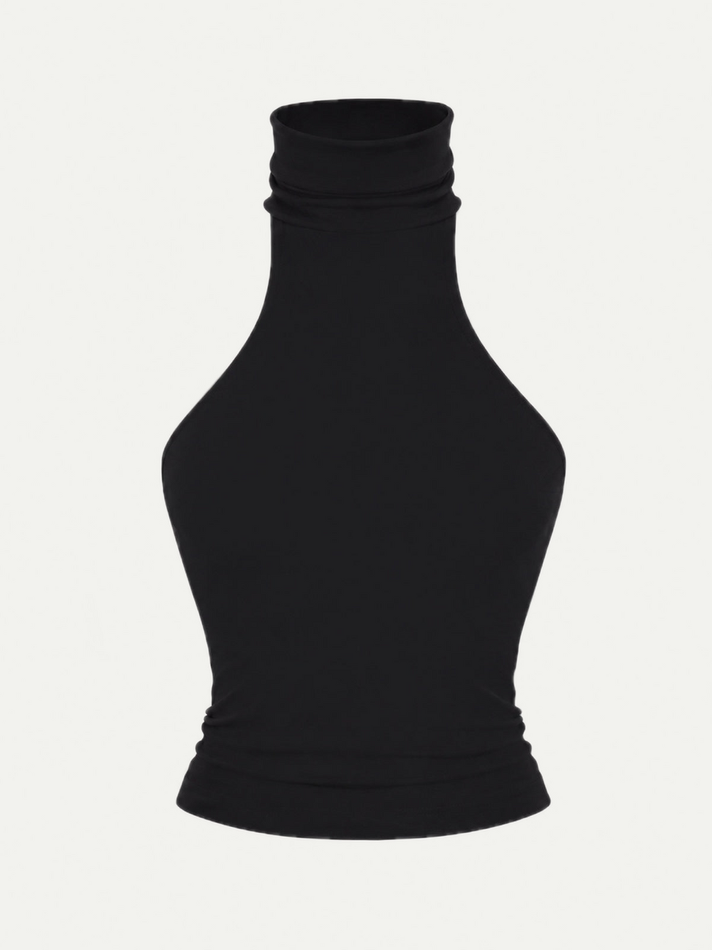 TOP COL ROULÉ  NOIR