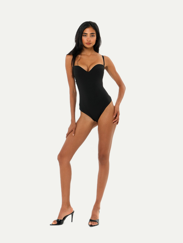 BODY NOIR SABLIER SWIM